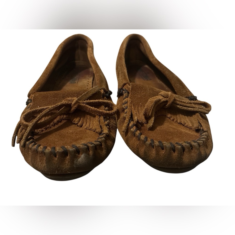 Minnetonka Moccasins 402 Kilty Hardsole Size 5.5 - Picture 3 of 11